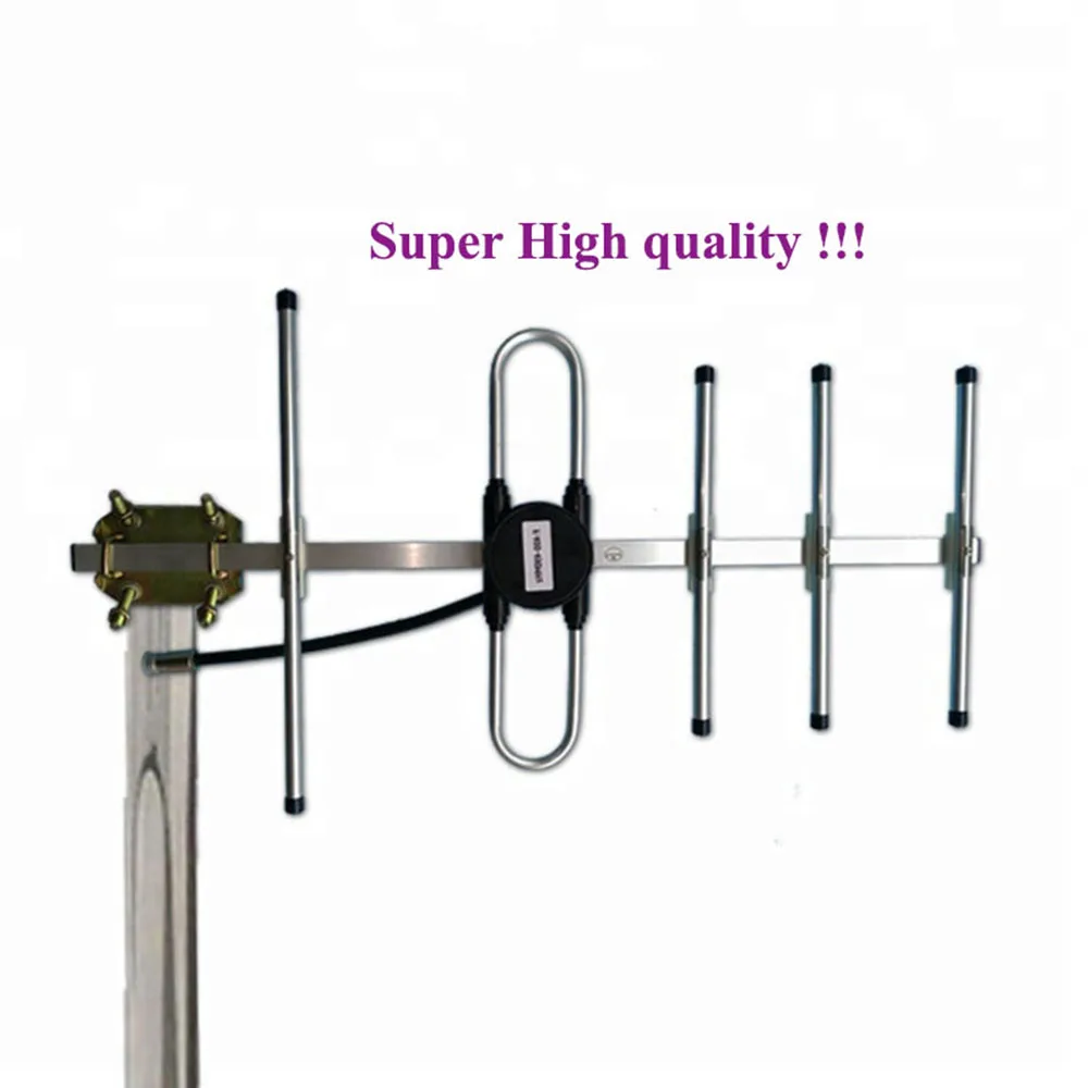 Rf yagi антенна cdma Yagi 5 единиц 10DBI 433 МГц Антенна уличная с кабелем 30 см.|Антенны для