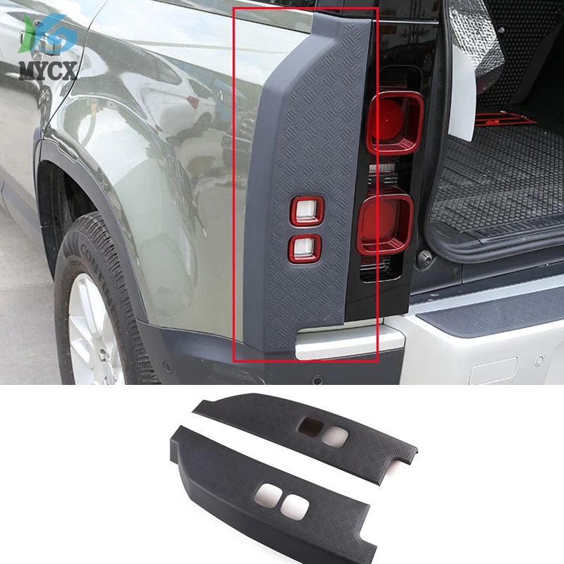 Per Land Rover Defender 110 130 2020-2022 Car Styling Abs Nero Car Rear Light Frame Stickers Per Defender Accessori Per Auto
