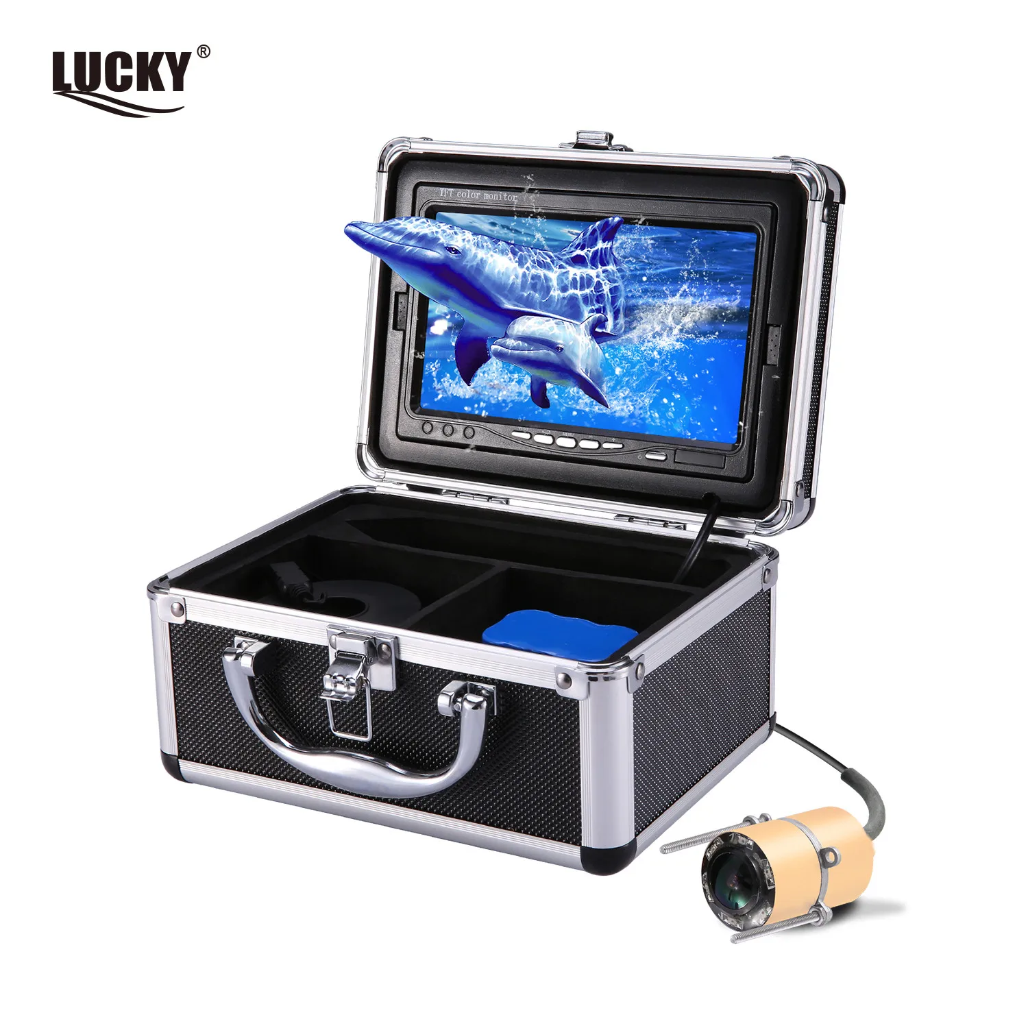 Video Fish Finder Camera Kit LCD Monitor Winter Underwater Ice Fishing Manual Backlight Boy's Gift 7 Inch fish finder