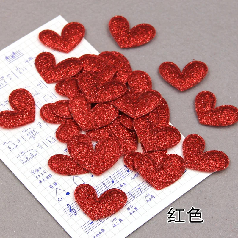 RED 100 шт./компл. мультфильм прекрасный торт подставки красочные в форме сердца с конфетти для отдыха и вечеринок десерт настольная декоративная куртка декоративный светильник - Цвет: RED