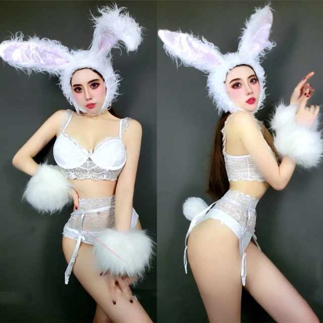 4pc Jittery Rabbit Costume main image 1