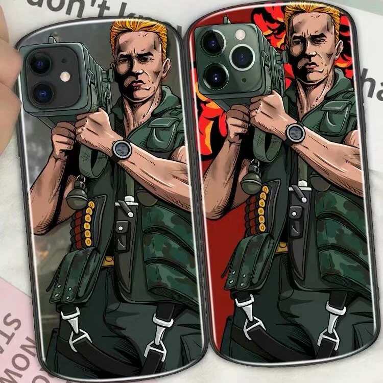 Чехол для iPhone 11 Pro Max XR XS 6 6S 7 8 Plus X мягкий IMD сильный человек боец крутой огонь в дыре