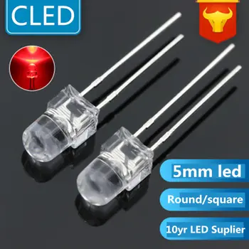 

Free shipping 5mm Computer mouse LED Lamp Bright LEDs Bulb 10000mcd Red LED LIGHTIN diode