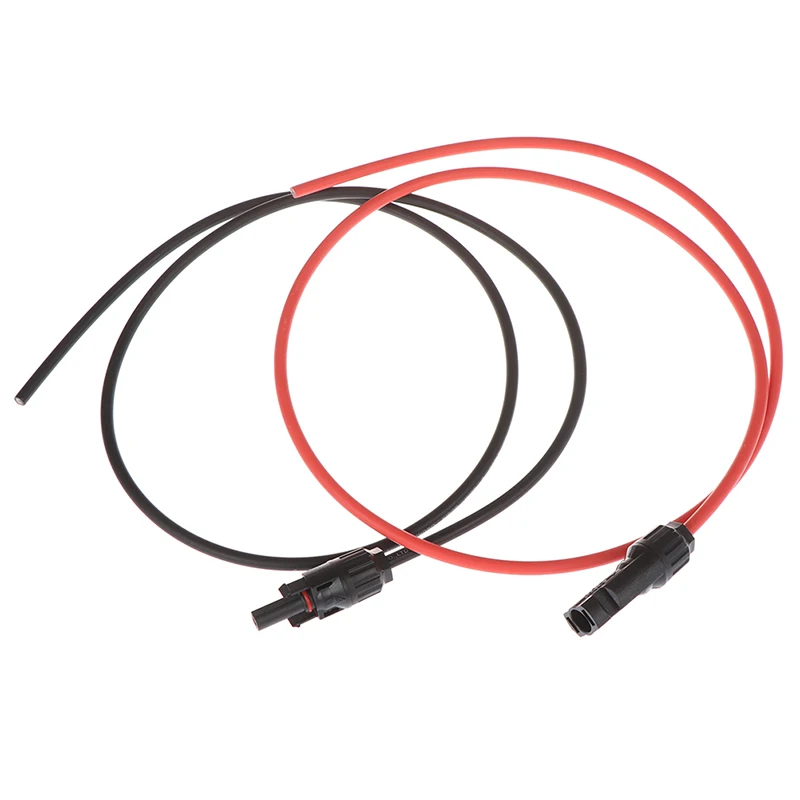 

1 Pair Solar PV Cable 6/4/2.5 mm2 10/12/14 AWG Solar Panel Extension Cable Copper Wire Black and Red with MC4 Connector