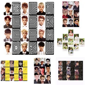

Youpop KPOP EXO K M EXACT LOTTO Plant 3 EX'ACT Album Self Made Paper Cards K-POP Signature LOMO Photo Card Photocard