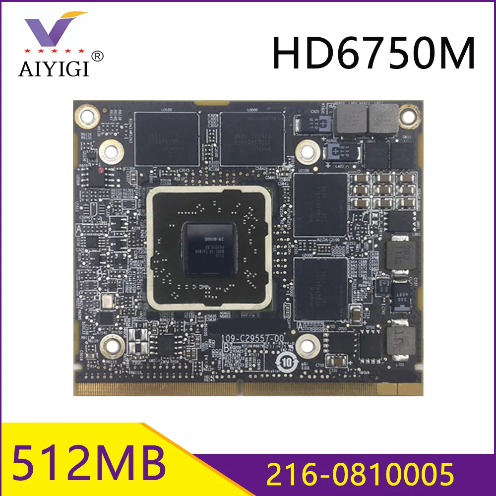 Оригинальная видеокарта Radeon HD6750 HD6750M 512 Мб 109 C29557 00 216 0810005 Для iMac 21 5 ''A1311 27&quot A1312