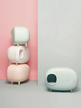 

Cat Litter Box Fully Enclosed Cat Toilet Large Integrated Cat Litter Box Cat Deodorant Cat Supplies