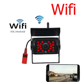 

WIFI Reversing Camera Dash Cam 18 LED IR Night Vision Car Rear View Camera Waterproof Vehicle Cameras for iPhone and Android