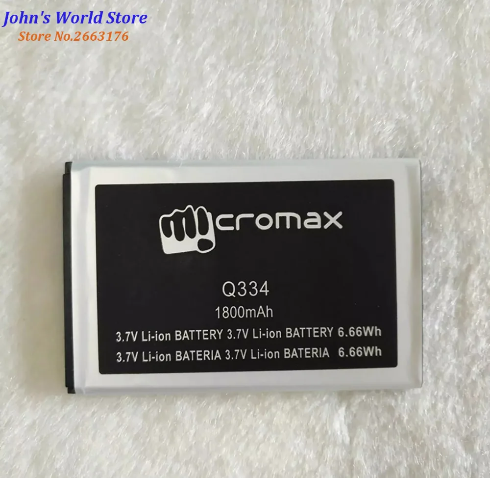 Высокое качество оригинальный для Micromax Q334 мобильный телефон литиевая батарея 3 7 V