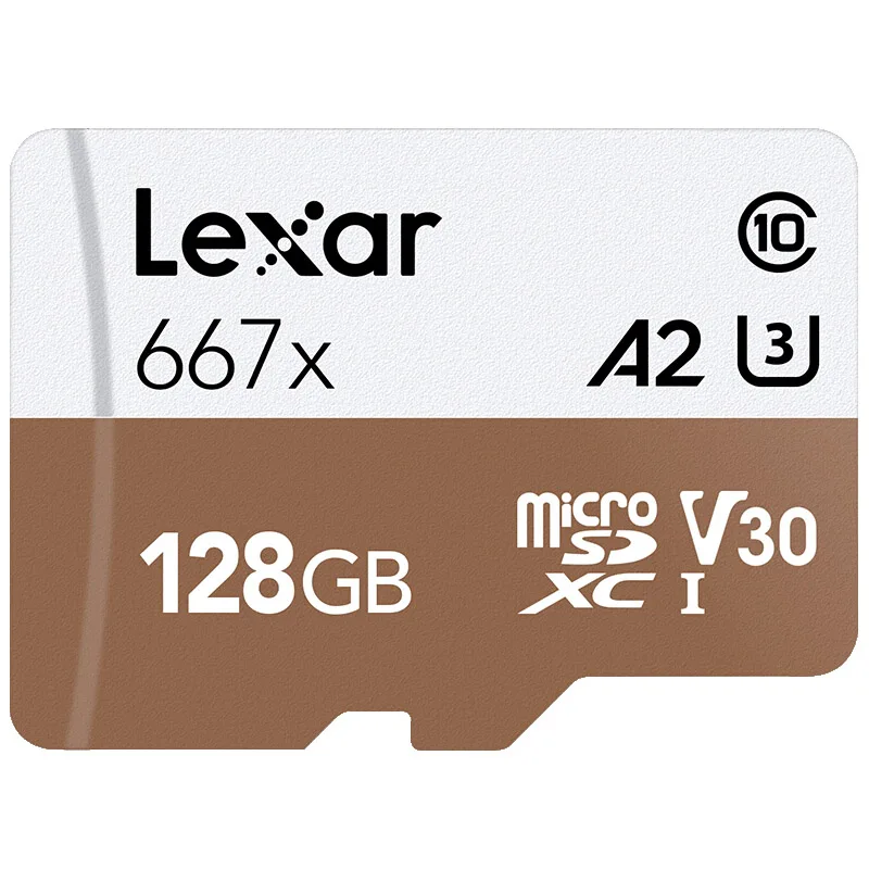 Lexar 667X sd-карта 128 ГБ A2 Micro SD 256 ГБ U3 V30 карта памяти 64 Гб UHS-I Micro SDXC Full-HD 4K Micro SD карта Microsd tf-карта - Емкость: 128 ГБ