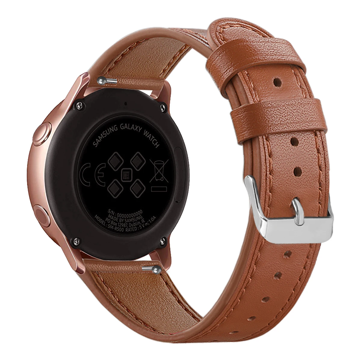 Ремешок для Samsung Galaxy Watch Active 2 Band 20 мм ремешок часов кожаный