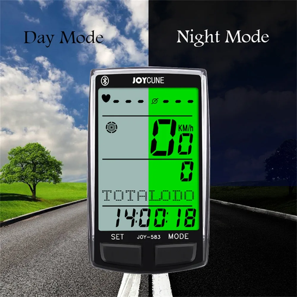 

MTB Bike Stopwatch Bicycle Computer 20 Functions Speedometer Odometer Cycling Computer Stopwatch Wireless Bike Computer