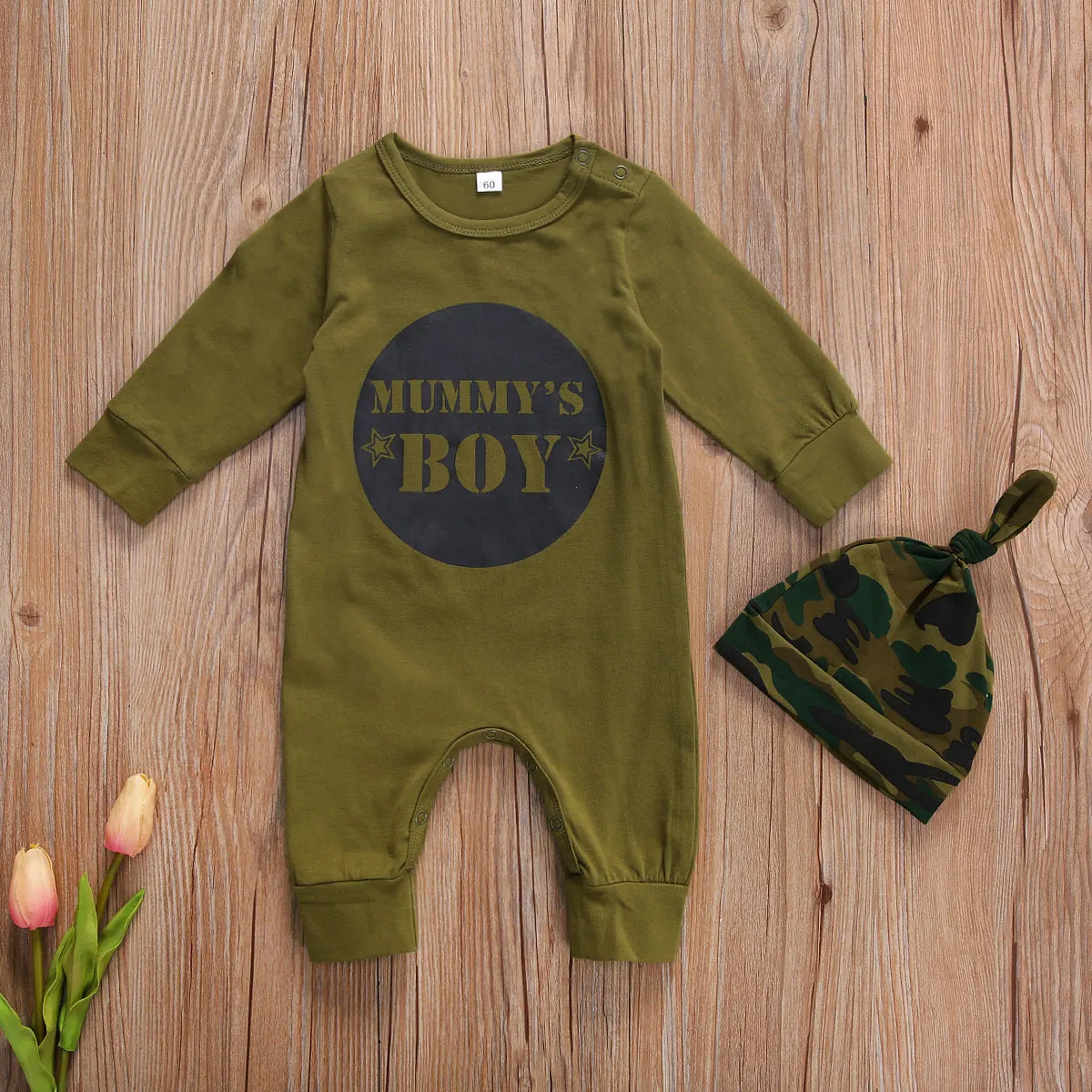 

Pudcoco Newborn Baby Boy Clothes Letter Print Long Sleeve O-Neck Cotton Romper Playsuit Hat 2Pcs Outfits Clothes Autumn Casual