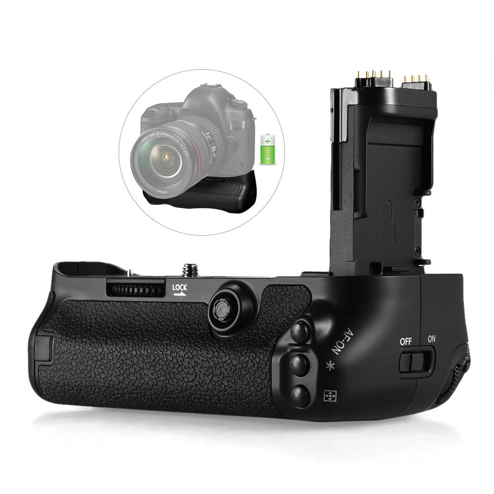 Andoer BG-1W вертикальный держатель батарейного отсека для камеры Canon EOS 5D Mark IV DSLR замена камеры для BG-E20
