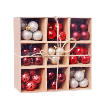 

99pcs Red Christmas Balls Decor Christmas Tree Balls XmaSs Decor For Home Noel New Year Gift