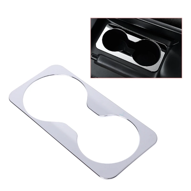 Front Back Water Cup Decorative Chrome Cover Sticker For Kia Sportage R A6HE
