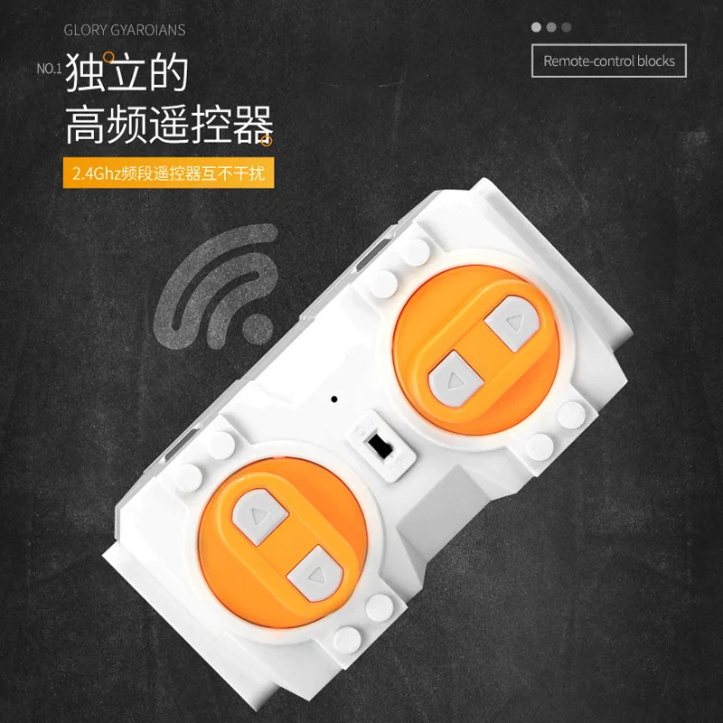 

Yuxing ENLIGHTEN Educational Assembled City Engineering Team Remote Control Building Blocks Crawler Loader Toy