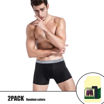 

2Pcs Mens Underwear Sexy Men Pure Cotton Breathable Briefs Male Comfortable Solid Panties Underpants Homme For Men