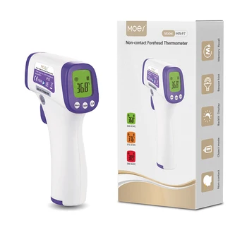 

Forehead Thermometer Non-Contact Infrared Forehead Digital Thermometer Fever Alarm and Memory Function for Adults Baby Kids