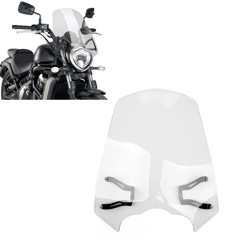 

Motorcycle Windscreen Windshield Screen Bracket Protection for Kawasaki Vulcan S 650 2015-2018