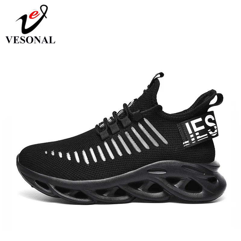 VESONAL 2020 Spring Summer Lightweight Thick sole Sneakers Men Shoes Casual Hip Hop Breathable Comfortable Male Footwear | Обувь