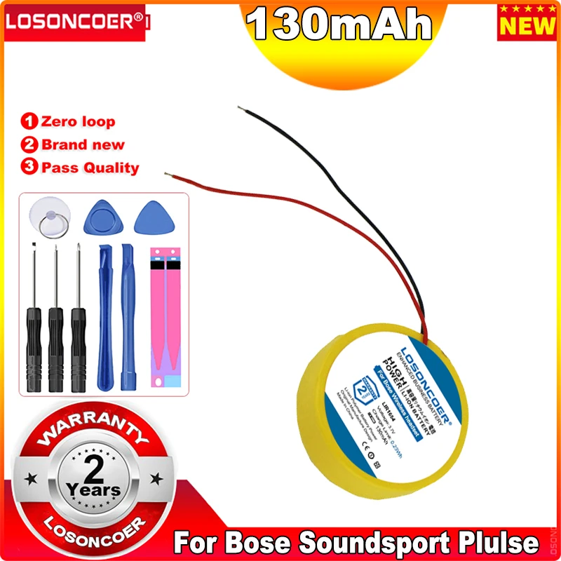 Оригинальный аккумулятор LOSONCOER LIR1654 CP1654 A3 130 мАч для Bose Soundsport Plulse Беспроводная