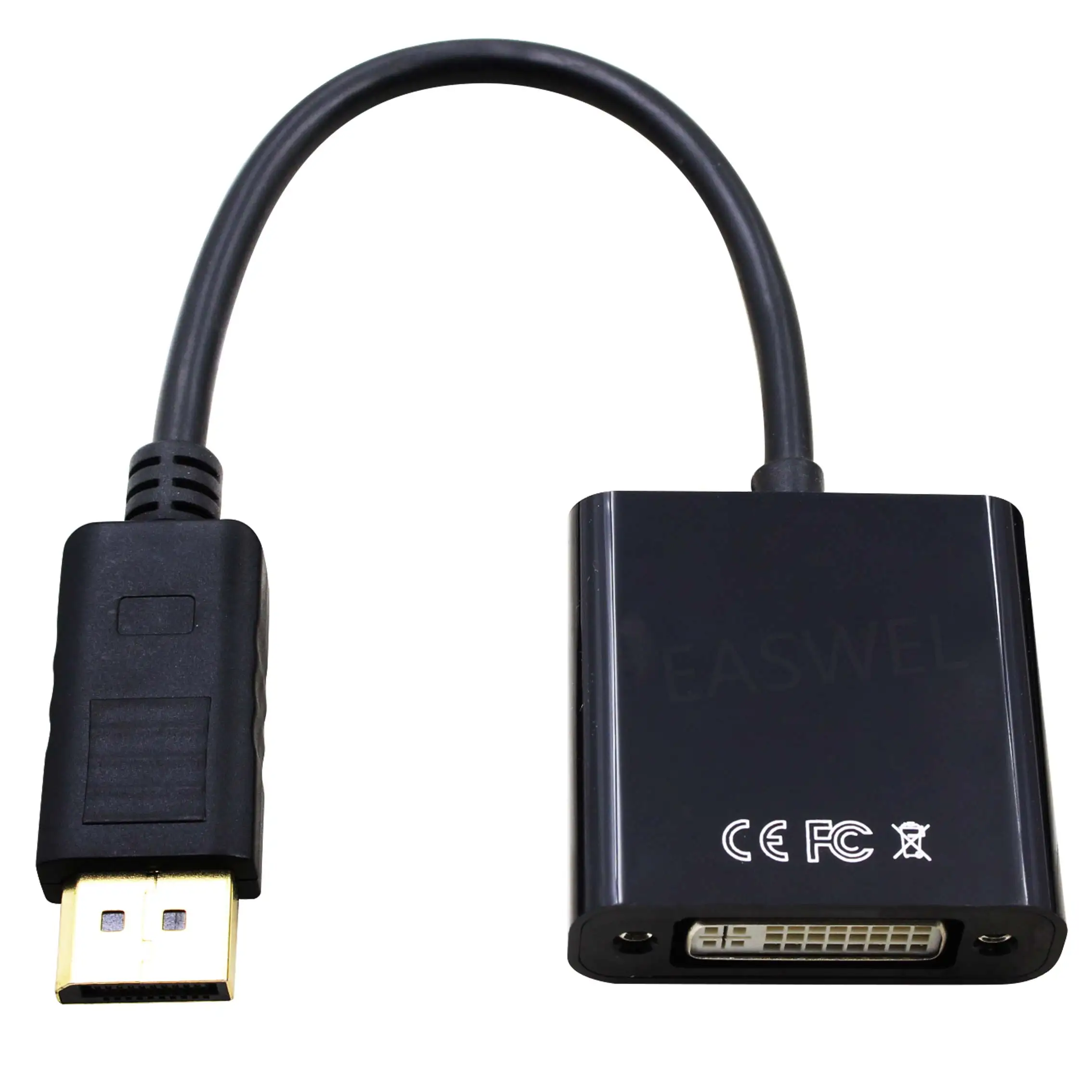 50 шт. DisplayPort DP к DVI папа-папа адаптер кабель конвертер для портативных ПК DVD на