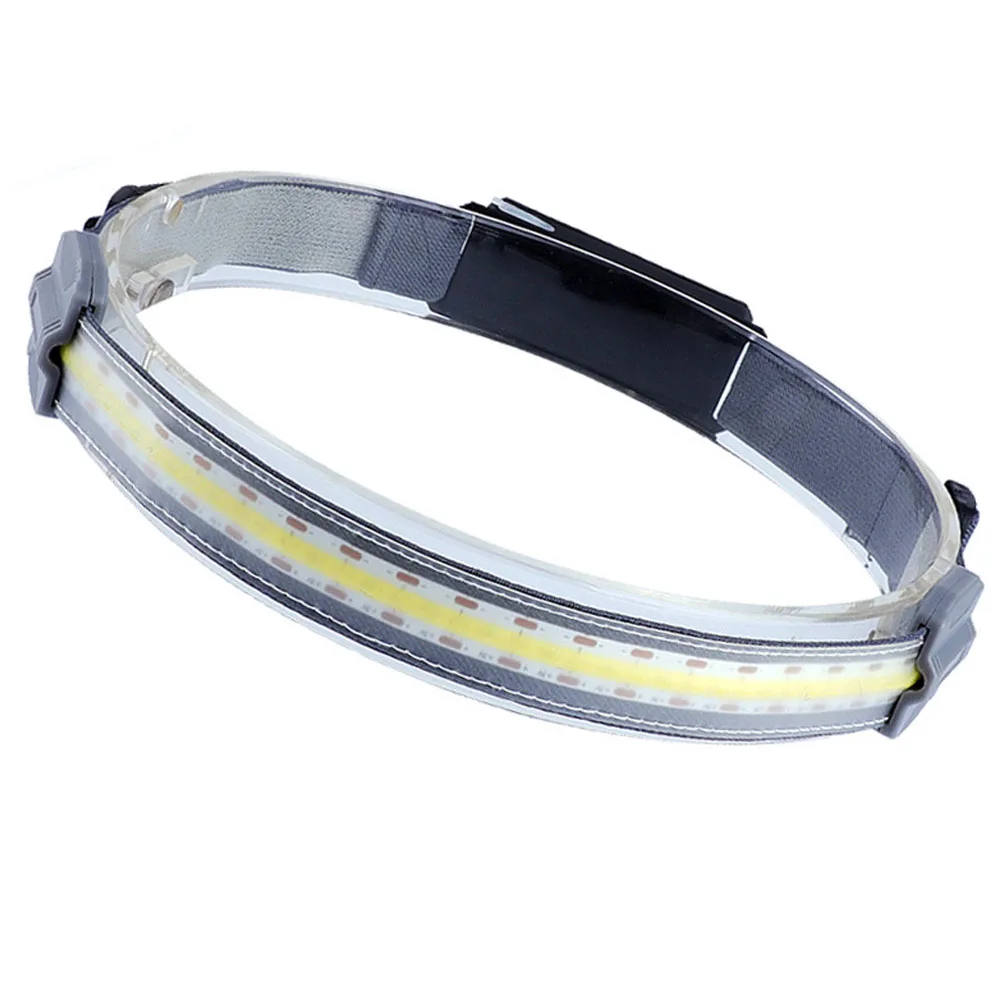 

10W COB LED Headlamp 1500mAh USB Rechargeable Fishing Head Torch Light Riding Running Red Warning Strobe Light Camping Lantern