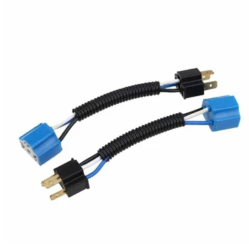 

For motorcycle H4 socket connector Plug Adapter Plastic+Ceramic Useful