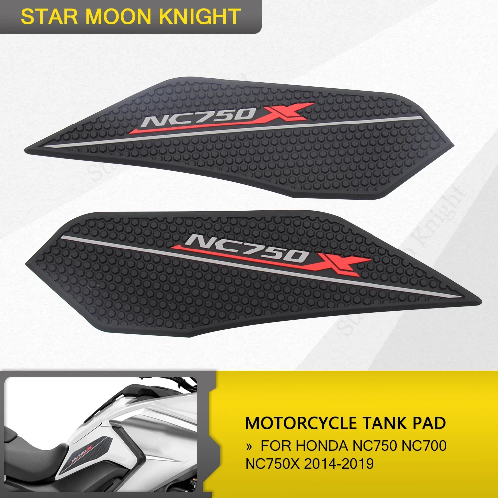 

Motorcycle Accessories 3D Fiber Sticker Tank Decal Protector Pad Set For HONDA NC750X NC 750X NC700 2014-2019 2018 2017 16