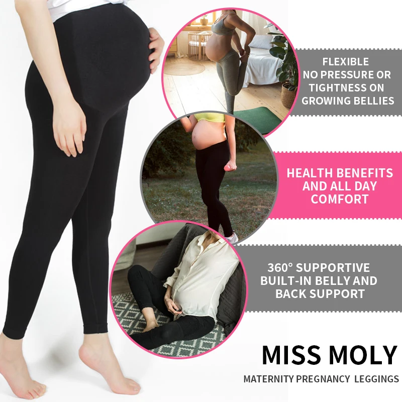 Maternity Pregnancy Leggings High Waist 