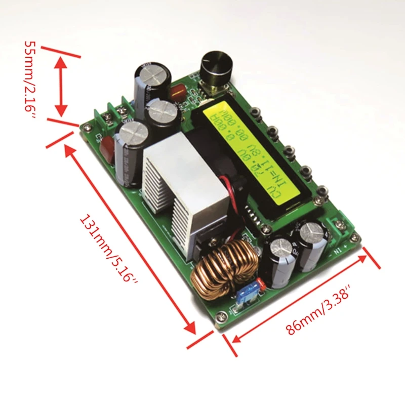 Dc-dc Módulo Impulsionador Impulso 12vnullnull120v Mppt 0-15a Ajustável Dpx800s nc cv cc