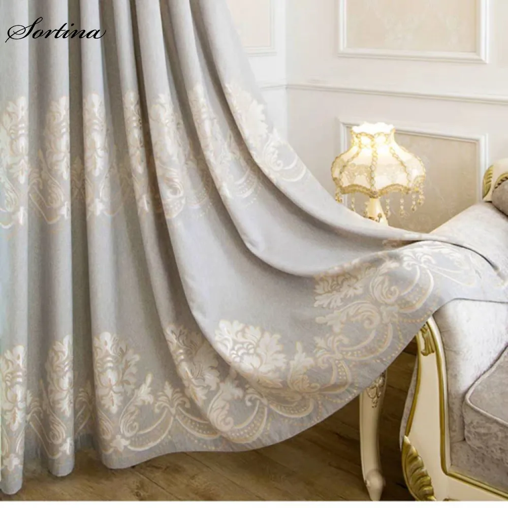 Затемненная Розовая Занавеска для гостиной готовая римская дверь жаккардовая