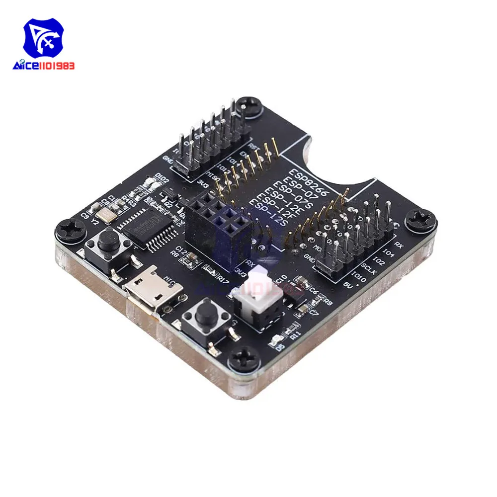 Diymore ESP-WROOM-32 esp8266 queima placa de desenvolvimento dispositivo elétrico ESP-01/01s/07/07s/12e/12f/12s/18t fácil programador para arduino