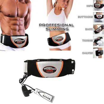 

Electric Body Slimming Massager Belt Muscle Burning Fat Weight Losing Trimmer Waist Vibrating Massager Health Care Tools EU plug