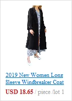 CHAMSGEND Women Wool Long Coat 2019 Autumn Winter Lapel Long Sleeve Woolen Coats Office Overcoat Outwear Abrigo Mujer 1108