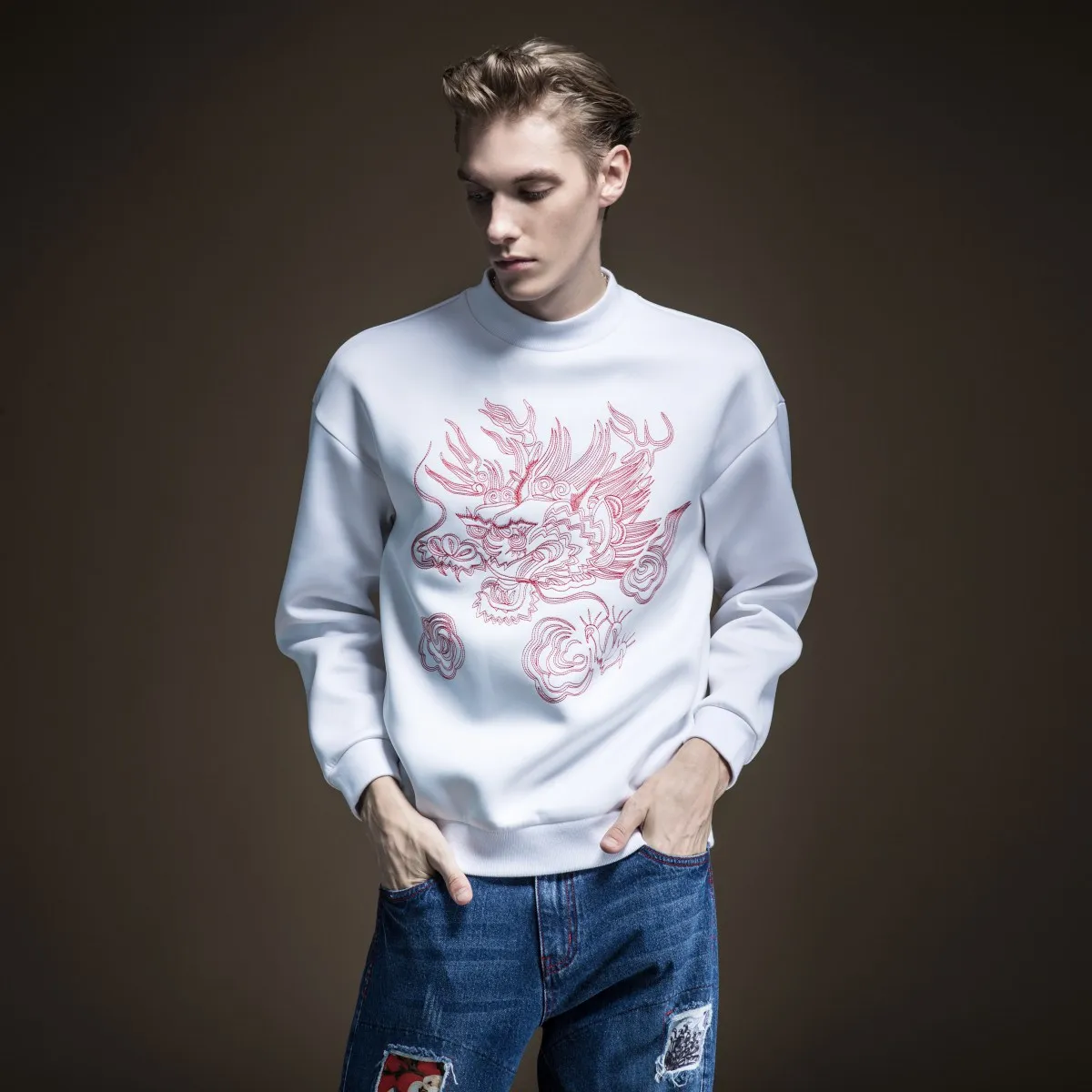 Moletom Новое поступление, полный No Twenty One Pilots Linkin Park Pinli осень, новая мужская одежда с китайским стилем чехол с вышивкой