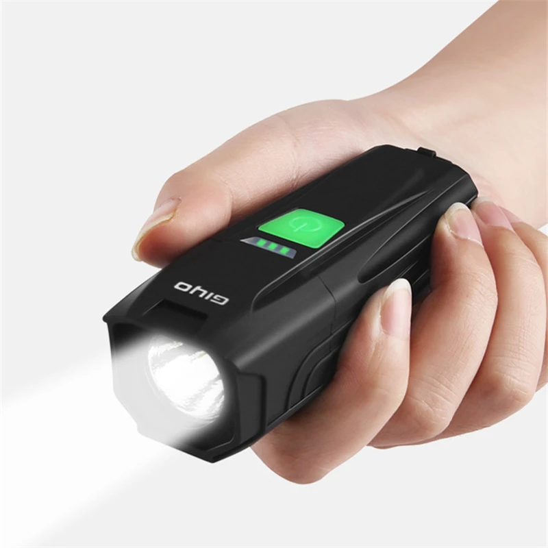 

GIYO LR-Y7 LED Cycling Front Light 450 Lumens Bicycle Flashlight USB Charging MTB Bike Handlebar Lamp Headlight