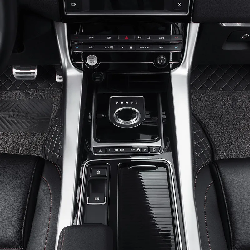 2pcs For Jaguar F-PACE 2016-2020 ABS Car central