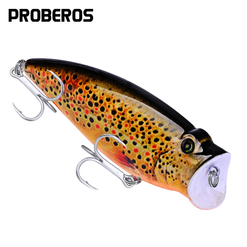 PROBEROS приманка для рыбной ловли 3 74 дюйма-9 5 см/16 65 г-0 588 унции набор приманки Поппер