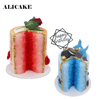 

500G Crystal Cave Cake Decoration Sugar Edible Sprinkle For Cake Cupcake Fondant Reposteria Food Coloring Wedding Baking Tools