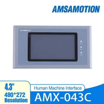 

AMSAMOTION AMX-043C 4.3'' Inch HMI Touch Screen 480*272 Human Machine Interface Touch Panel Samkoon SK-043HS