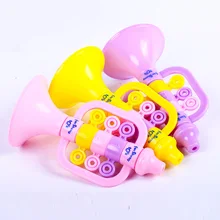 1 шт. детская труба новые музыкальные игрушки мультфильм пластик высокого качества случайный цвет