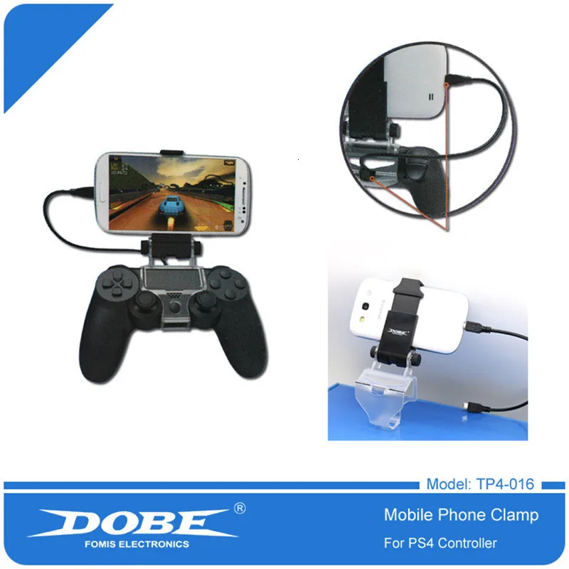 DOBE смартфон клип Зажим держатель Стенд кронштейн для sony playstation 4 PS4 беспроводной контроллер