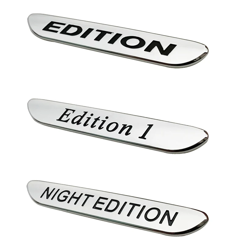 3D Night Edition 1 Emblem Front Fender Sticker For Mercedes Benz A B C E S Class W202 W204 W210 W211 W220 W221 W168 Car Styling |
