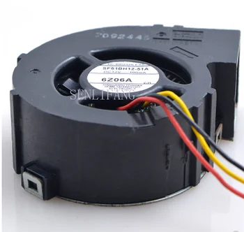 

Free shipping SF51BH12-51A Camera Centrifugal Cooling Fan DC 12V 0.16A 3 Wires