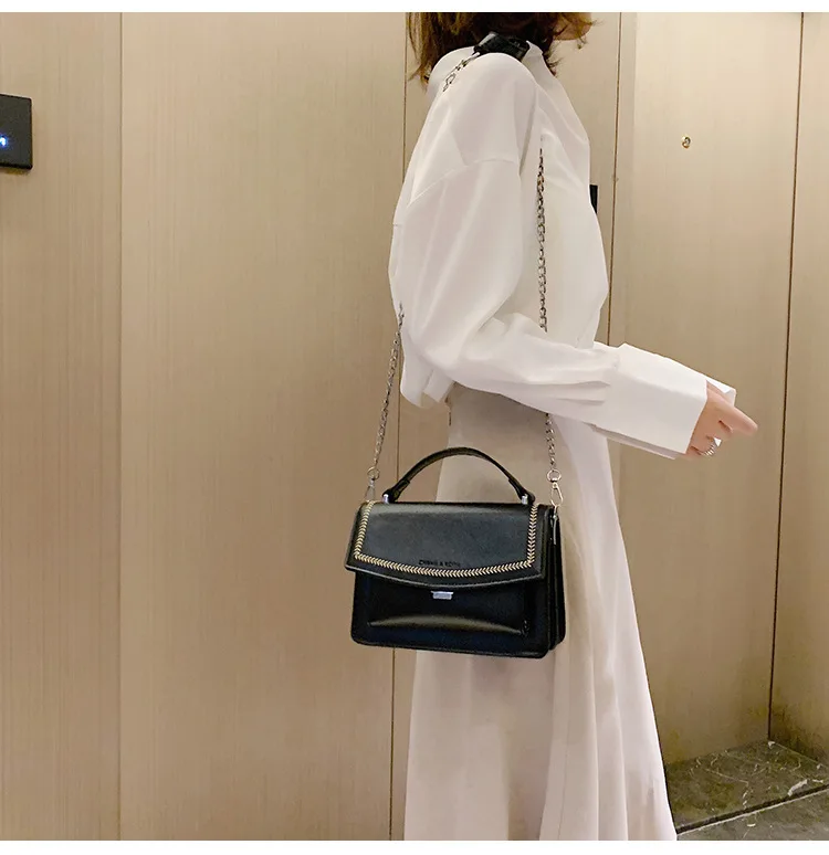 

New stereoscopic OL commuter small box car with one shoulder slanting seam for ladies'bag in 2019