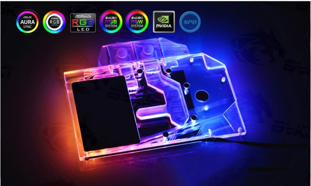 Bykski水ブロック使用msi geforce gtx 1660 tiゲーム × 6グラム/フル 