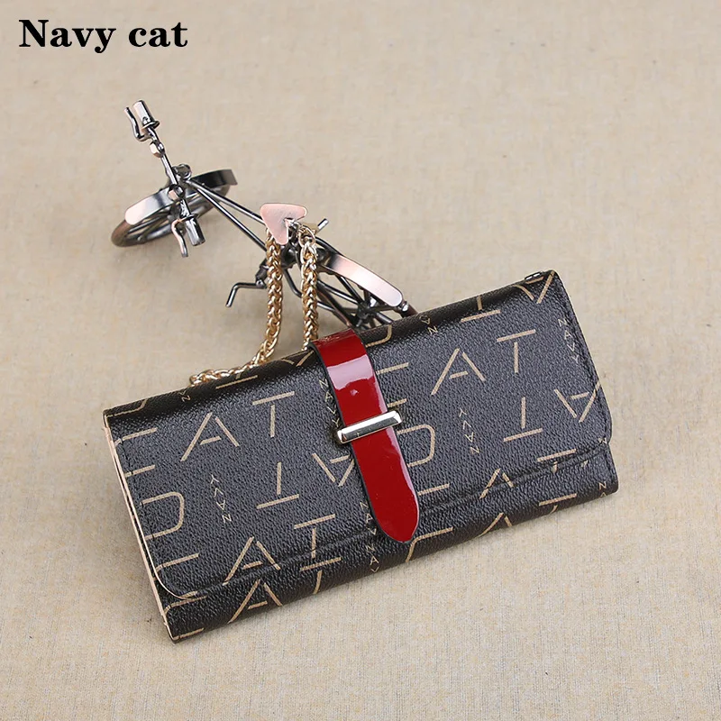 

Female Long Leather Clutch Purse Lady Phone Coin Bag Purse Wallet Women's Bag Covered Wallet Printing Pattern