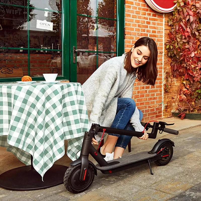 Электрический скутер XIAOMI MIJIA m365 e, складной электрический скейтборд e bike для взрослых, 30 км, время работы от аккумулятора, умное подключение к приложению электросамокат самокат электрический самокат
